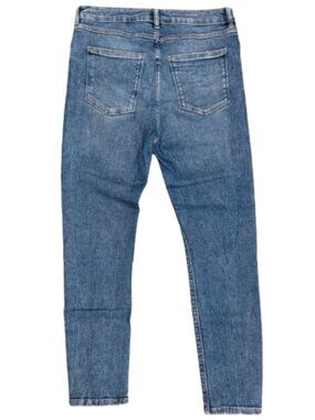 Zara Classic Wash Jeans Women's‎ 12 High Waist Denim Stretch Clean Girl Skinny